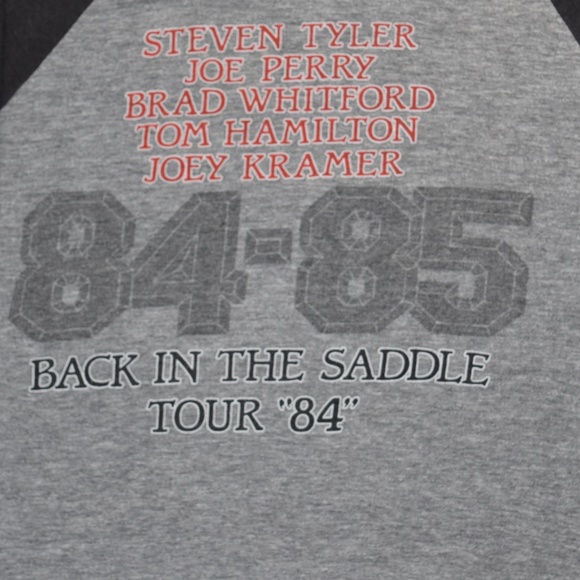 Vintage Super Rare Aerosmith 1984-85 Tour Shirt - Picture 6 of 8